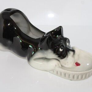 Scottie Dog Mens Dresser Caddy Valet Trinket Coin Holder 1950s Vintage Terrier